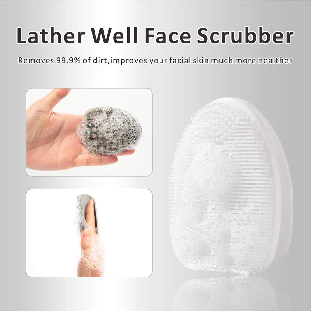 HIEERBUS exfoliation massage bristles provide gentle facial massage