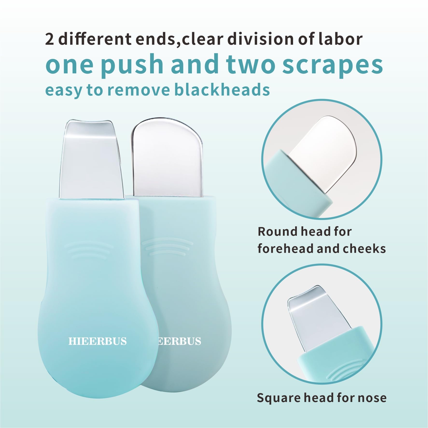 HIEERBUS multifunctional skincare brush supports cleansing and mask use