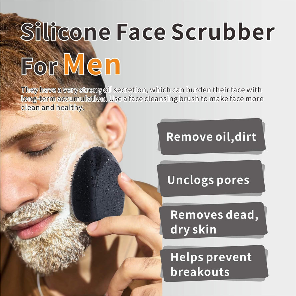 HIEERBUS coarse-bristles scrubber targets the T-zone for deep cleansing.