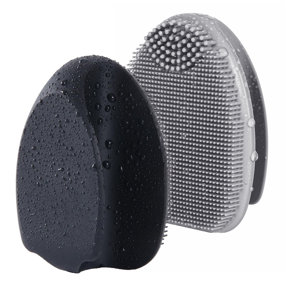 HIEERBUS soft silicone face scrubber close-up showing gentle, deep cleansing bristles.