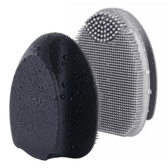 HIEERBUS soft silicone face scrubber close-up showing gentle, deep cleansing bristles.