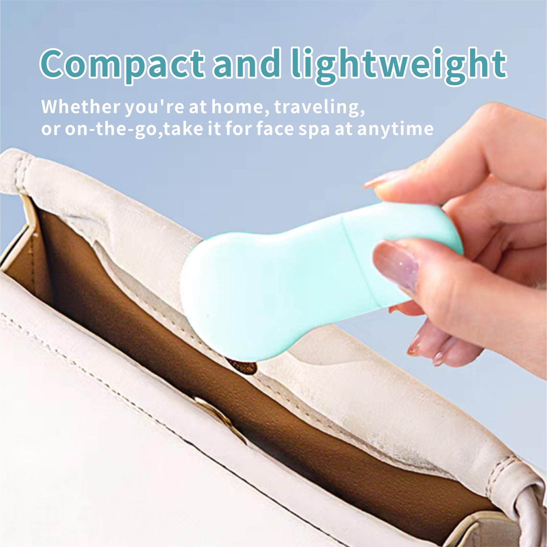 HIEERBUS travel-friendly skincare tool fits easily in a bag