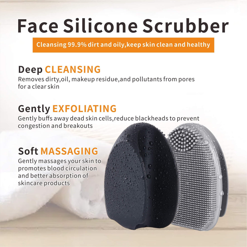 HIEERBUS women’s face scrubber in use for deep pore cleansing.