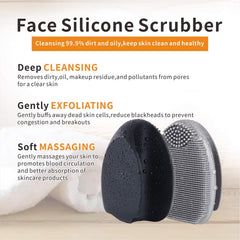 HIEERBUS women’s face scrubber in use for deep pore cleansing.