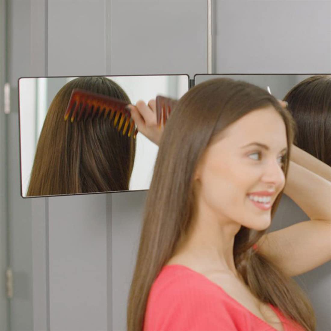HIEEY Mirrors shipped with protective film between panes for protection