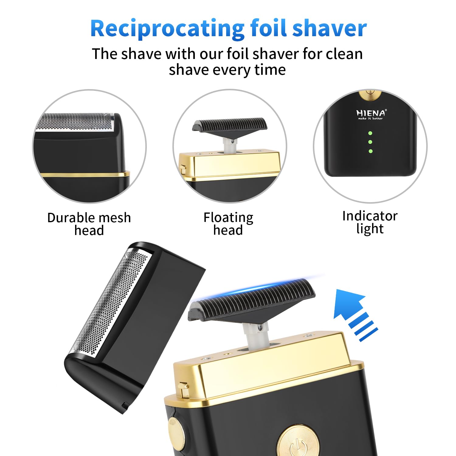 Hiena Pro black holdbag included for organized grooming on trips.