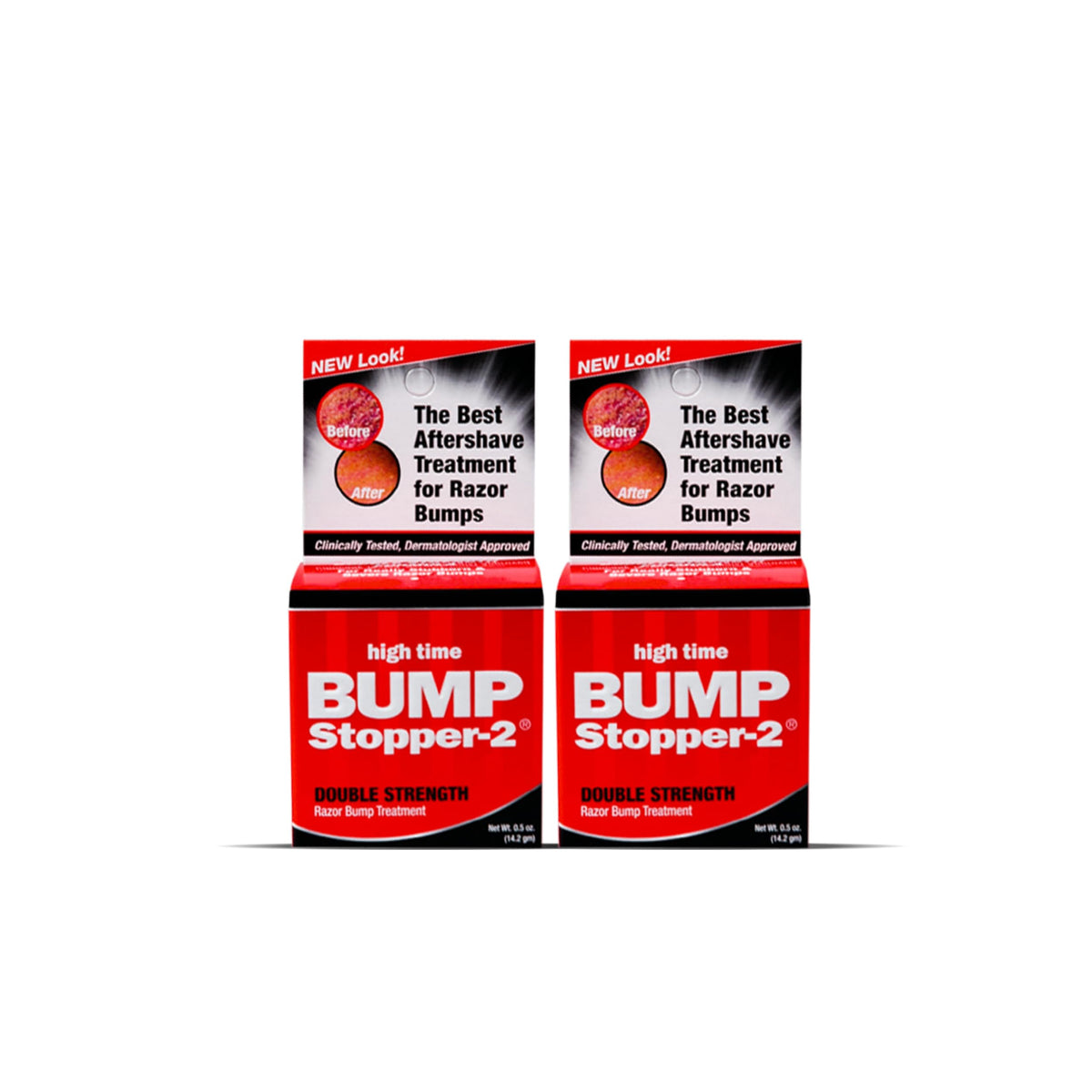 High Time Bump Stopper 2 bottle for quick aftercare against razor bumps.