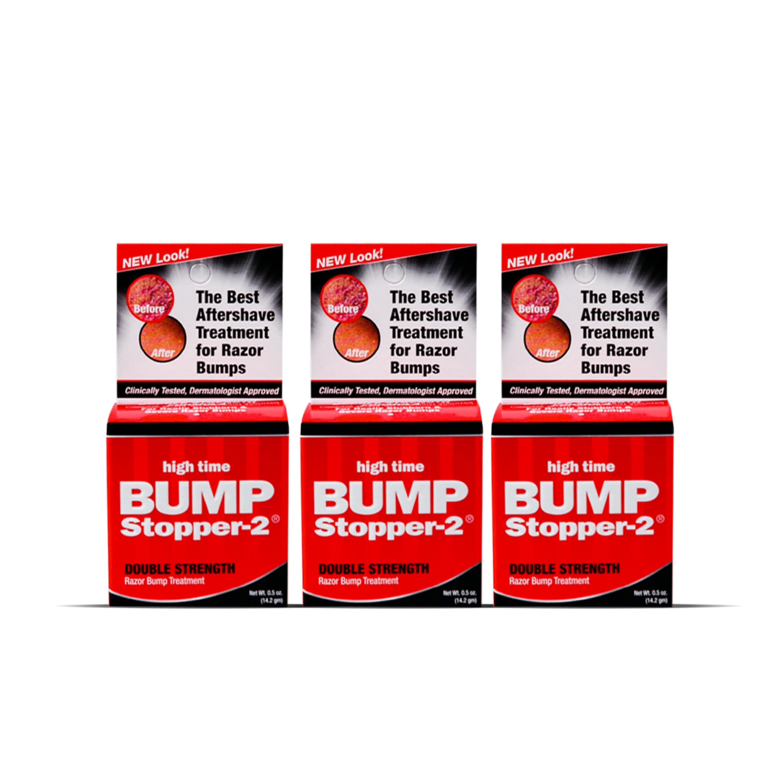 High Time Bump Stopper 2 bottle pour for easy post-shave care