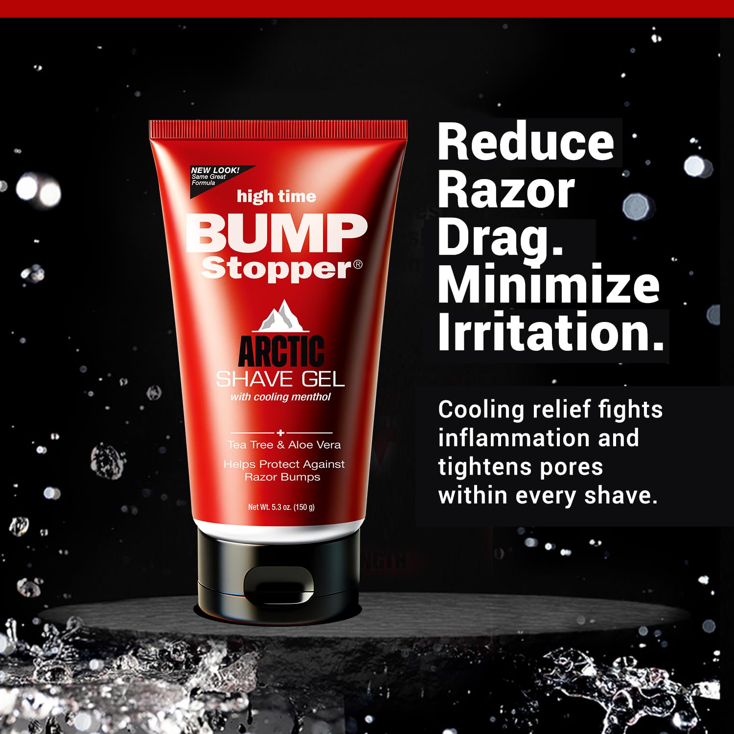 High Time Bump Stopper Arctic application demo emphasizing non-aerosol use.