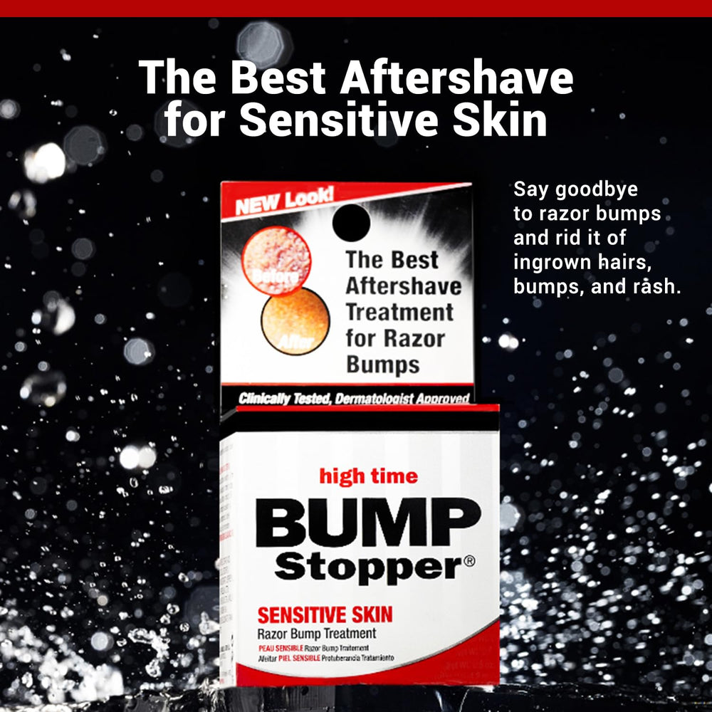 High Time Bump Stopper Sensitive cream texture ready for easy application.