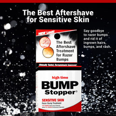 High Time Bump Stopper Sensitive cream texture ready for easy application.