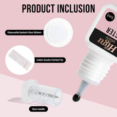 Higu clace lash glue quick-dry in 2-3 seconds for precise lash placement