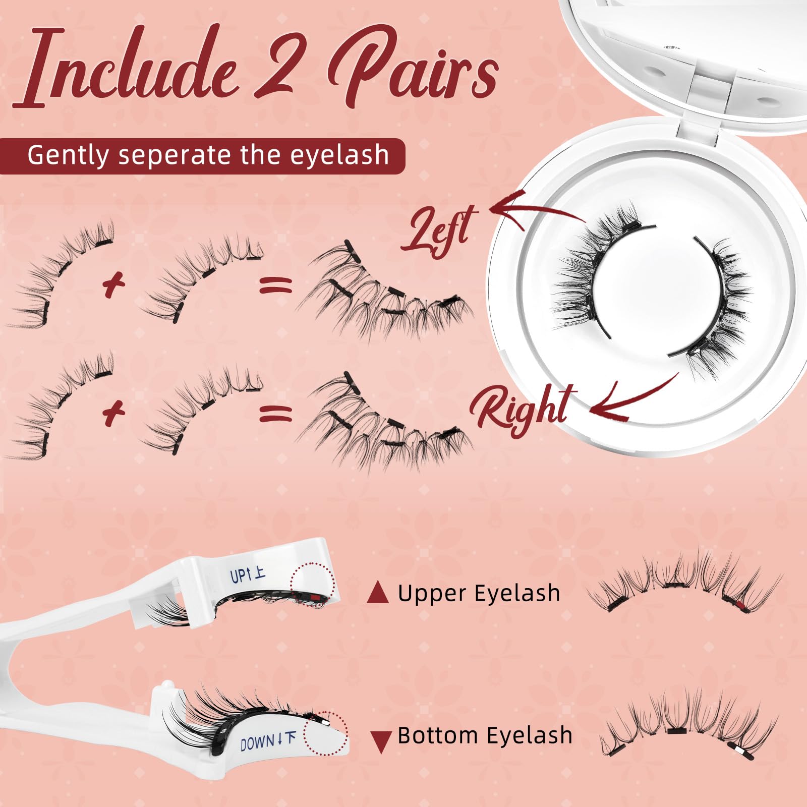 Higu clace applicator demonstrates easy placement for beginners and confident wear