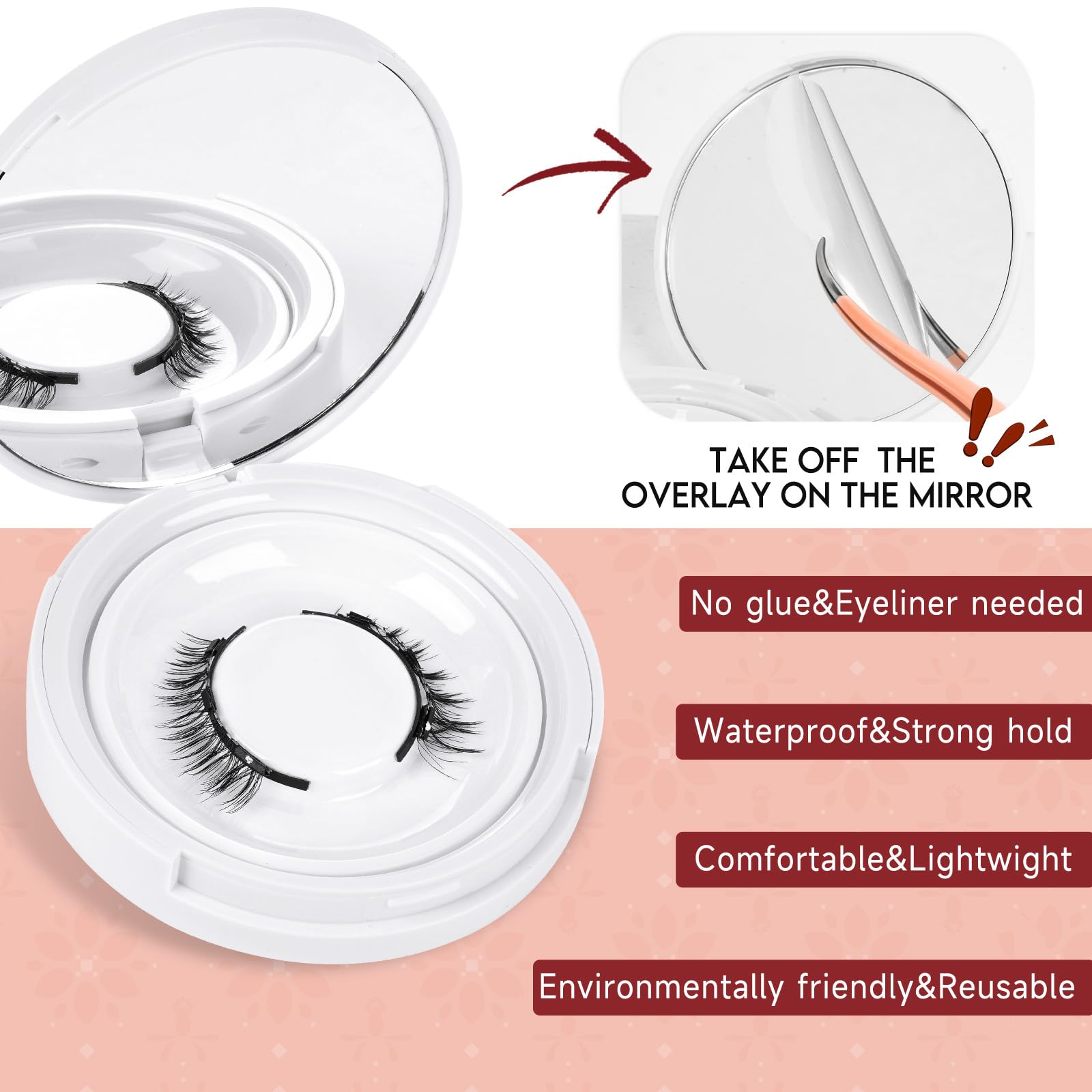 Higu clace natural-look lashes on lid provide subtle enhancement for daily wear