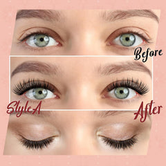 Higu clace lashes provide natural wispy look with magnets