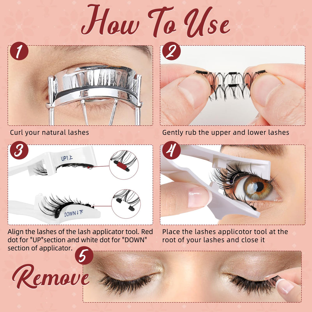 Higu clace magnetic lashes travel-pack simplifies packing for trips