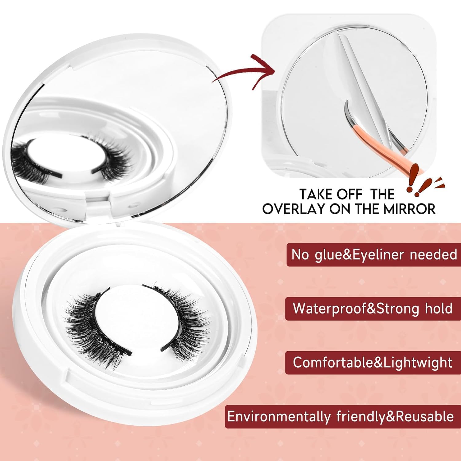 Magnetic lash kit with mirror box by Higu clace
