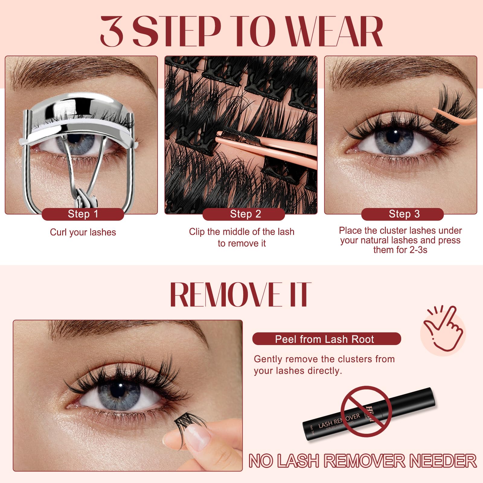 Higu Clace ideal for parties and events with bold, voluminous eyes