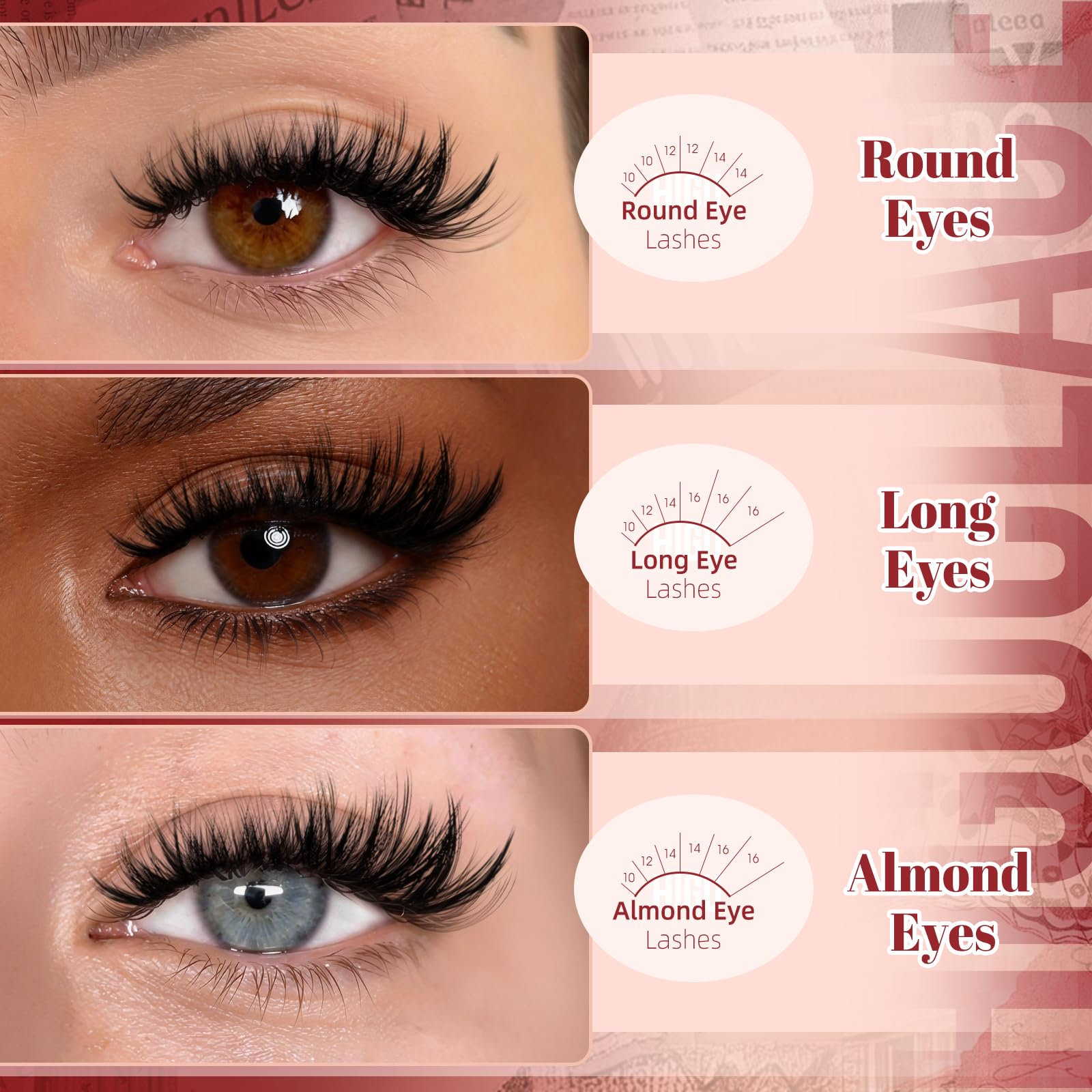 Higu Clace ultra-thin 0.05mm lash clusters keep natural appearance