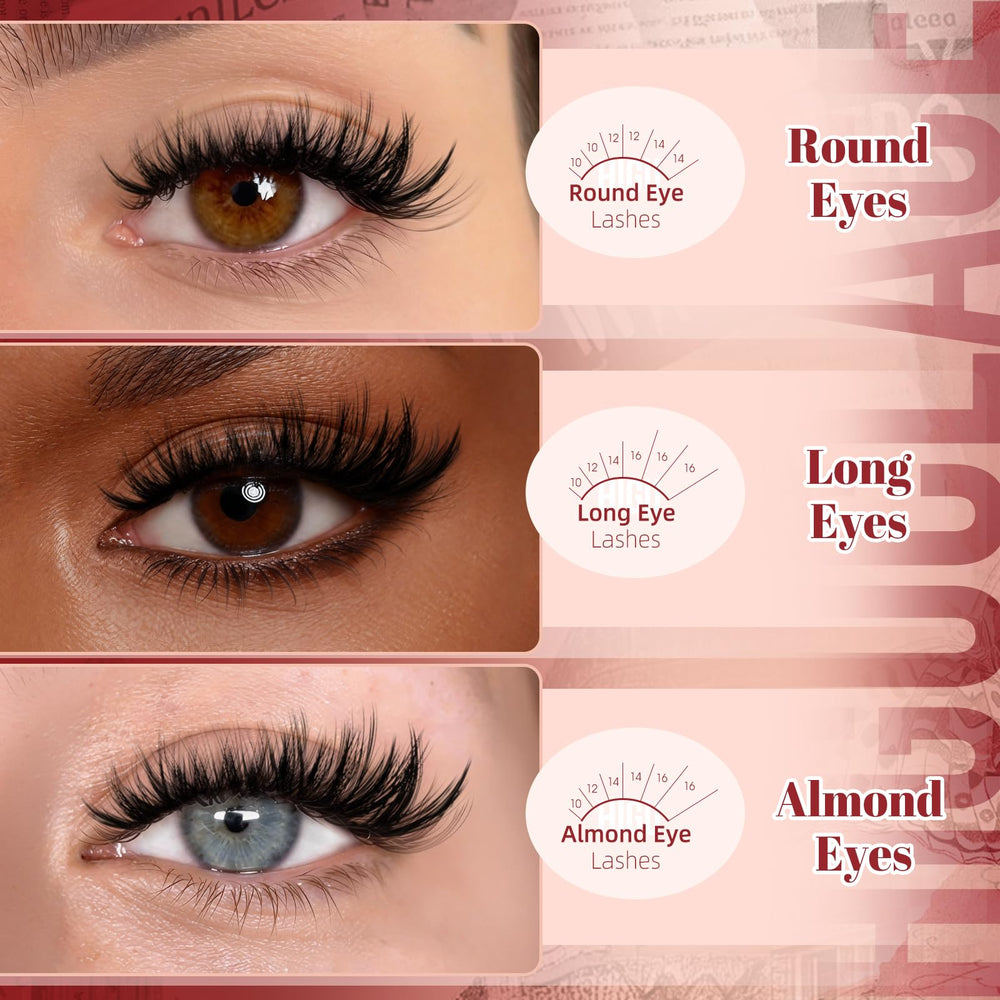 Higu Clace ultra-thin 0.05mm lash clusters keep natural appearance