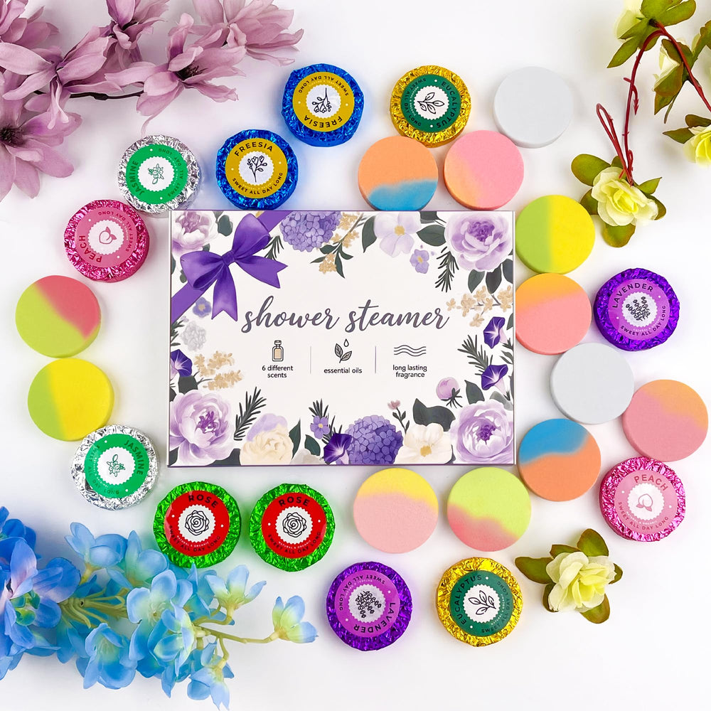 HiHas Diseño de Dos Colores Dorso: colores que acompañan el aroma en cada ducha