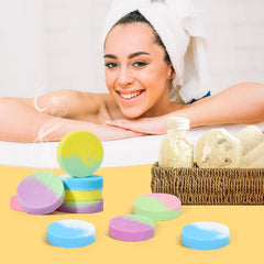 HiHas peach shower steamer 8pcs offers fruity uplift and spa-like escape at home