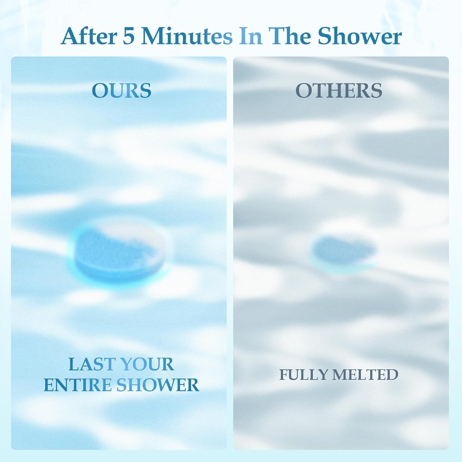 HiHas rose shower steamer 8pcs adds luxury and floral serenity to your shower