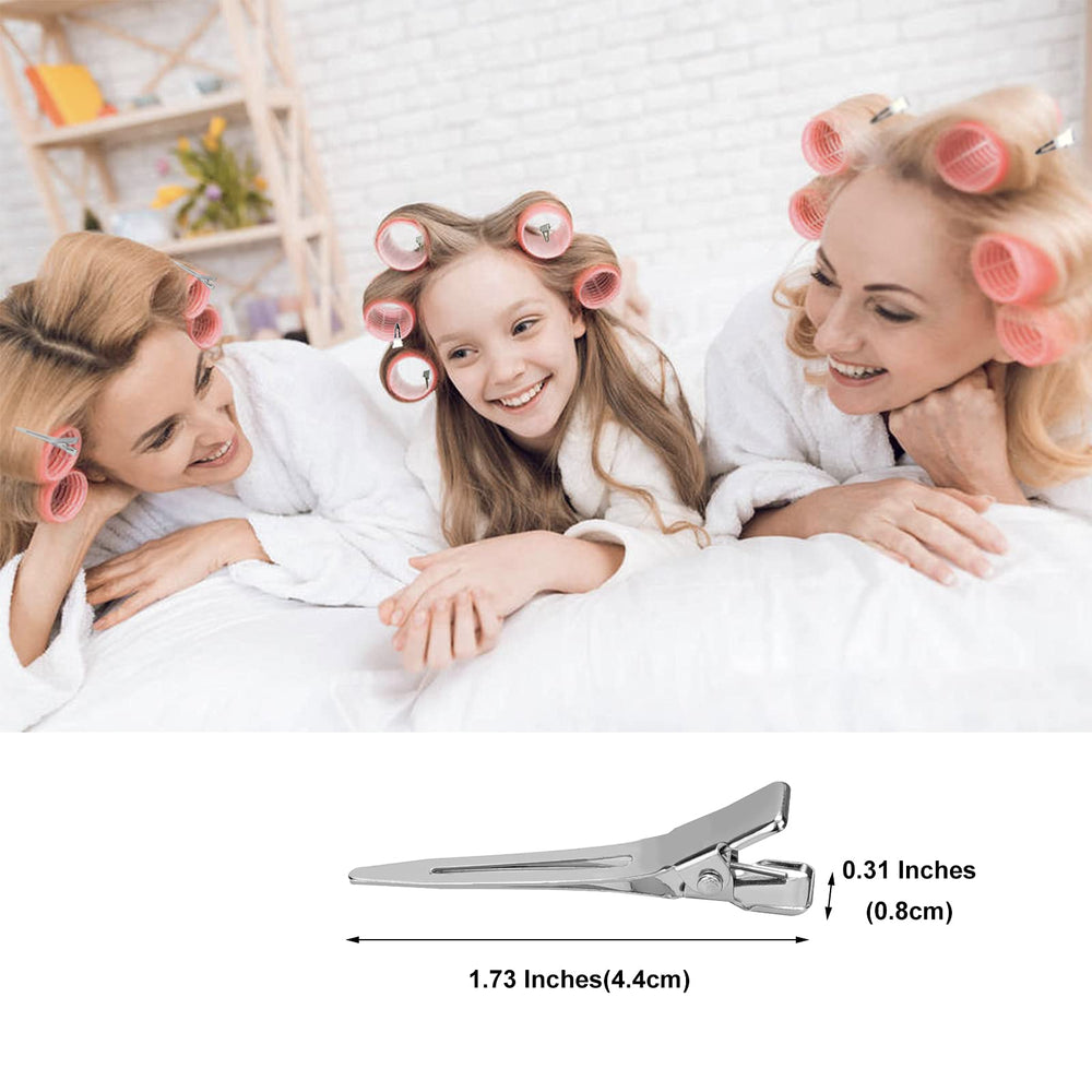 HiJeaton duck-billed clip 2.16-inch keeps fine strands in place during coloring.