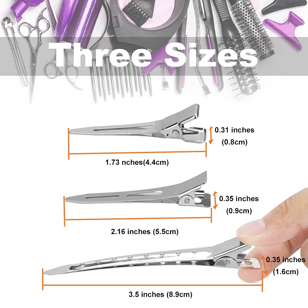 HiJeaton durable clips with strong spring hold larger sections securely.