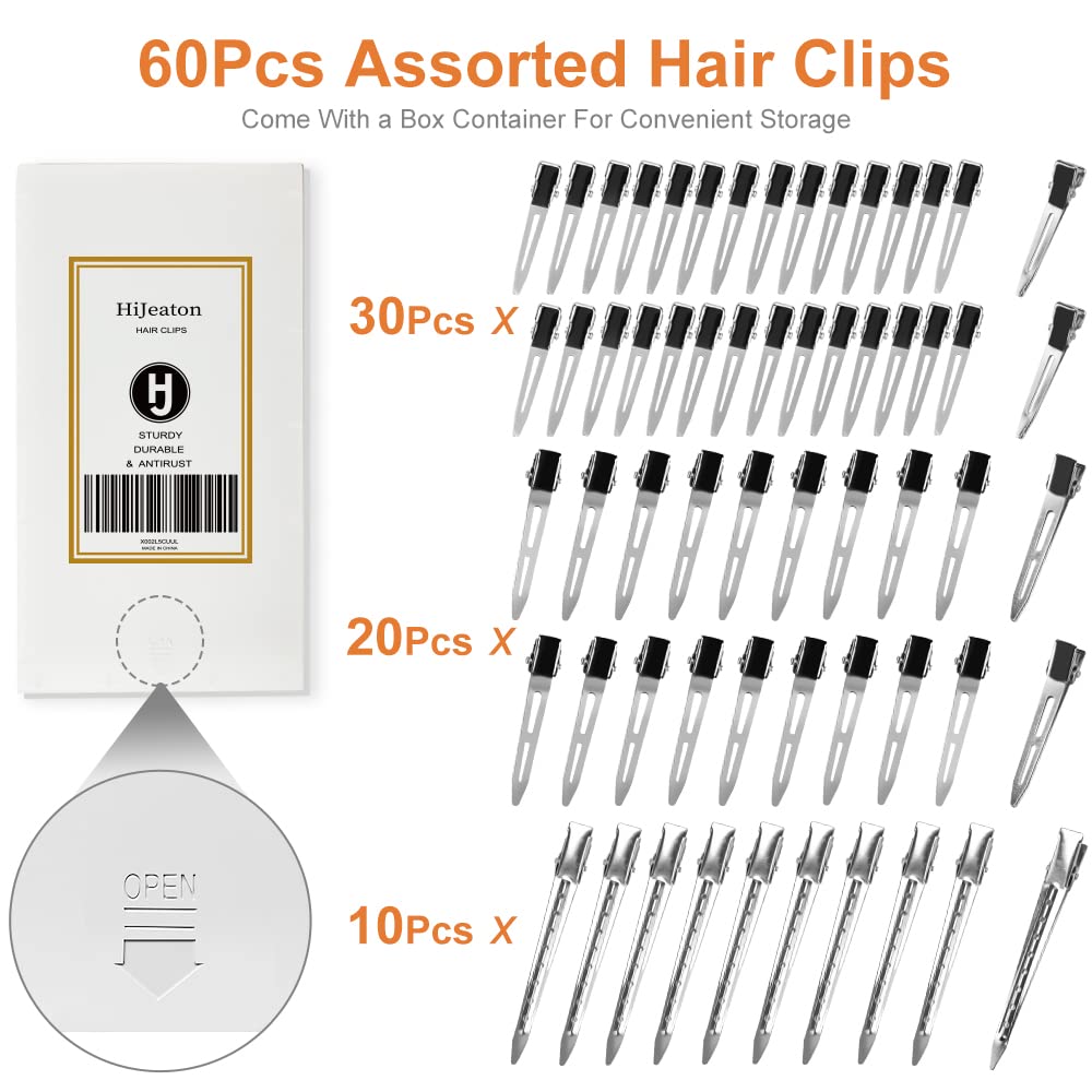 HiJeaton clips are great for coloring, cutting, curling, and makeup sessions at home.
