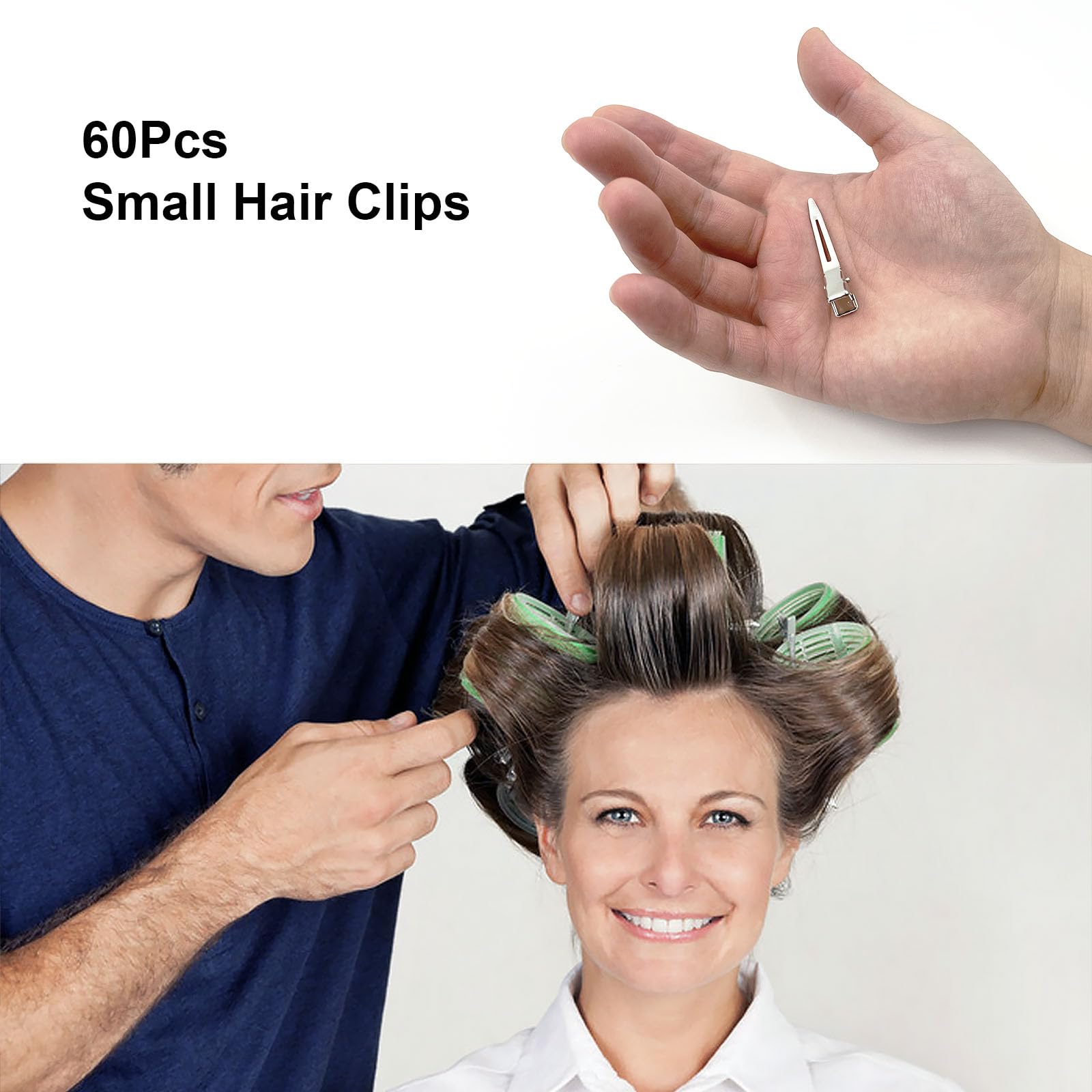 HiJeaton metal hair clip closeup highlights smooth edge and rust-resistant finish.