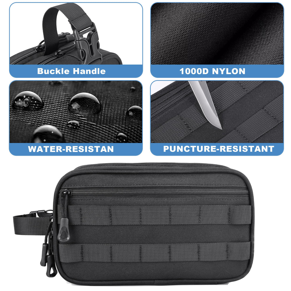 HILOMON wet-dry compartment includes leak-proof divider to separate damp items