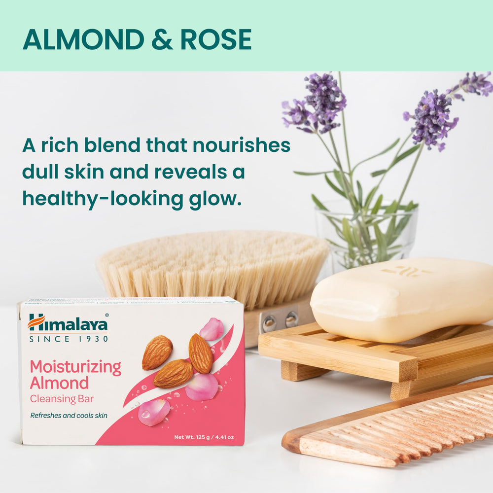 Himalaya cleansing bar variety pack, natural ingredients on the label