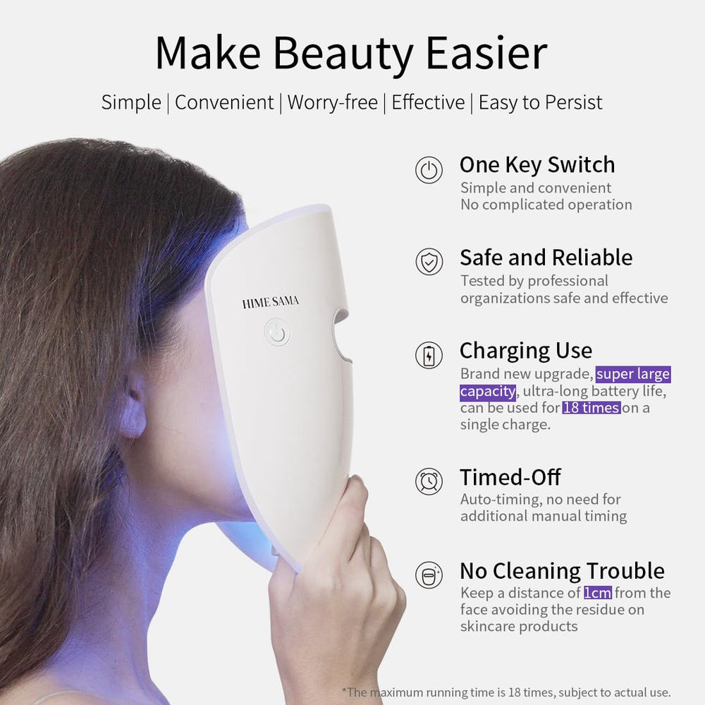 HIME SAMA one-touch control for quick, simple sessions.