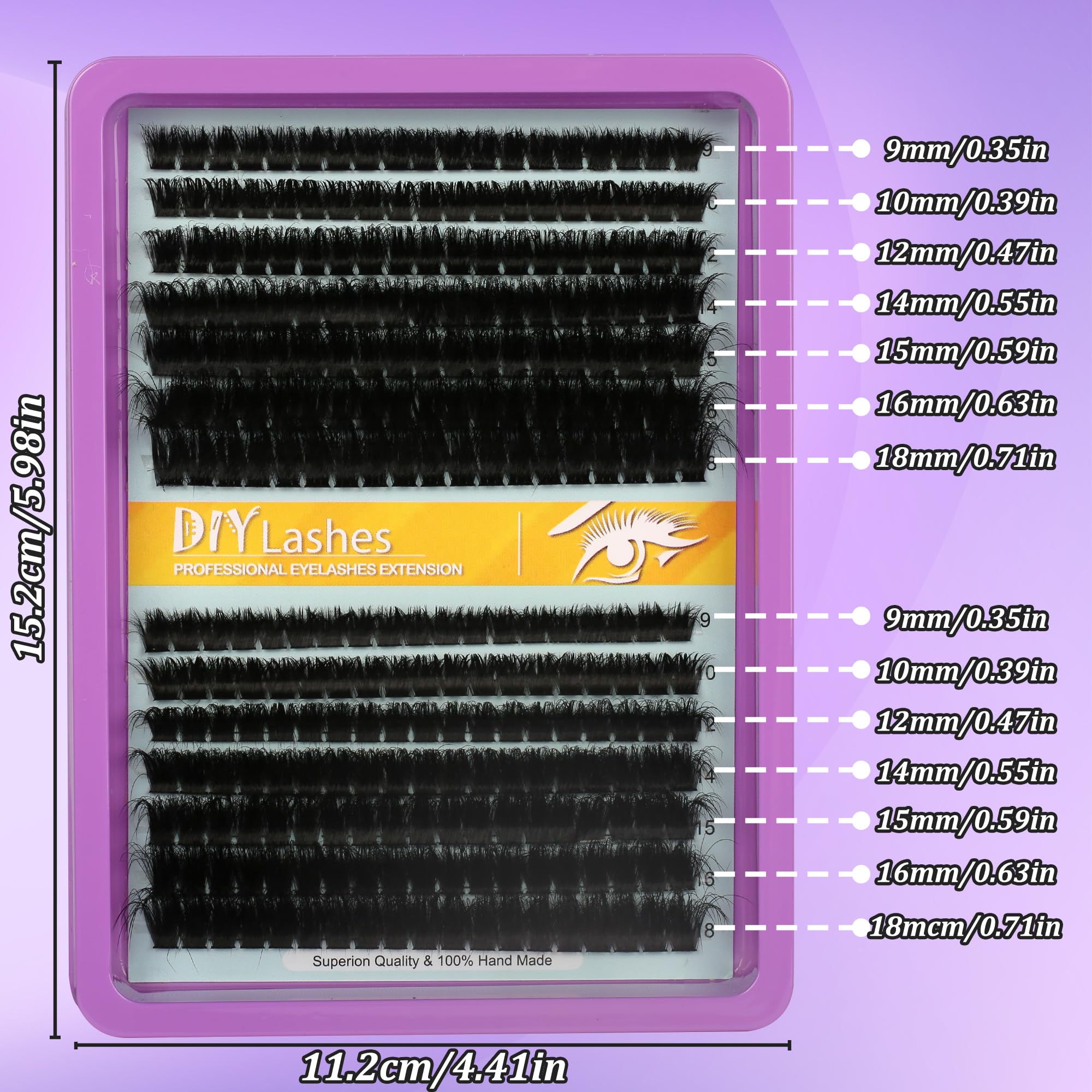 Himirell beginner-friendly lash clusters for quick, mess-free application