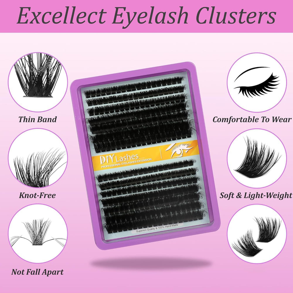 Himirell double-stack or single-layer lashes for versatile looks