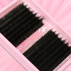 Himirell 100D/80D lash clusters for natural fullness