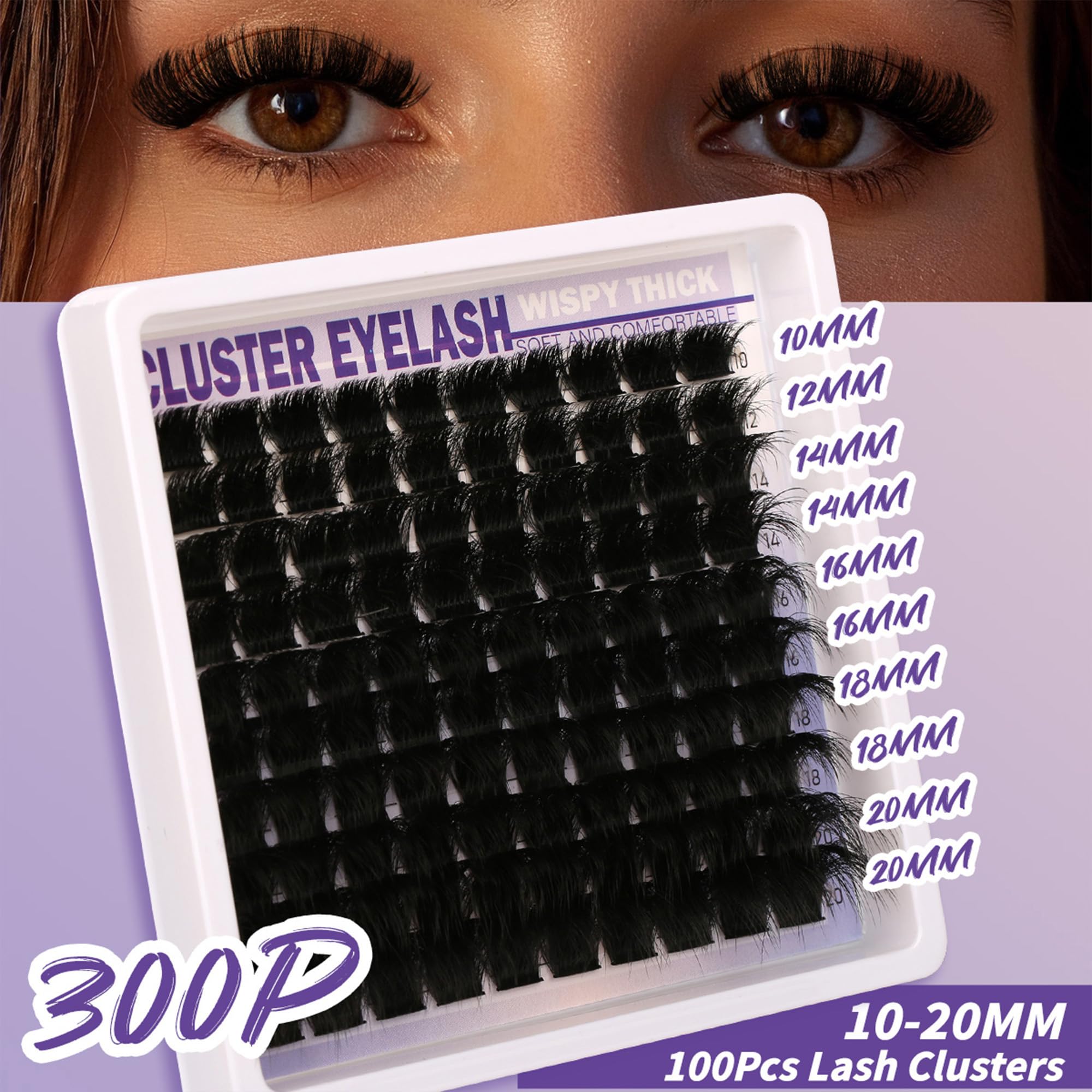 Himirell lightweight soft lashes for comfortable all-day wear
