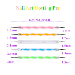 HiMo 5pc punteadores, punta grande para puntos visibles y patrones claros.