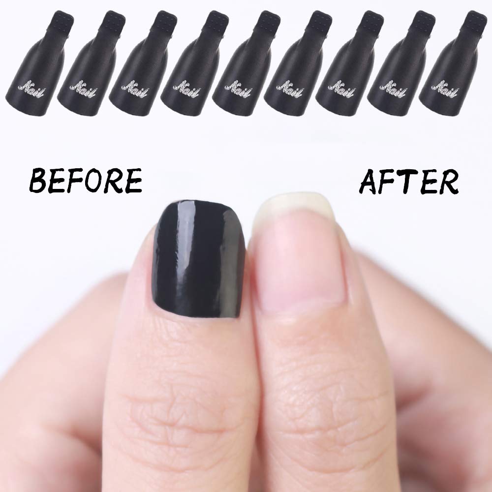 HiMo gel-polish remover wrap tool enables easy, cleanup-friendly transitions.