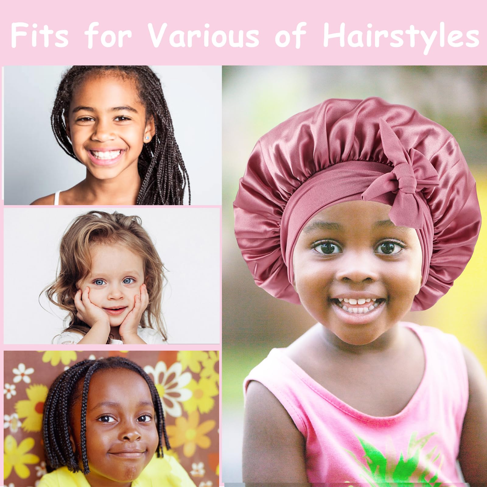 Himoswis silk bonnet helps retain hair oils and moisture overnight.