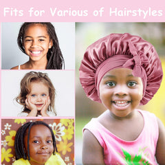 Himoswis silk bonnet helps retain hair oils and moisture overnight.