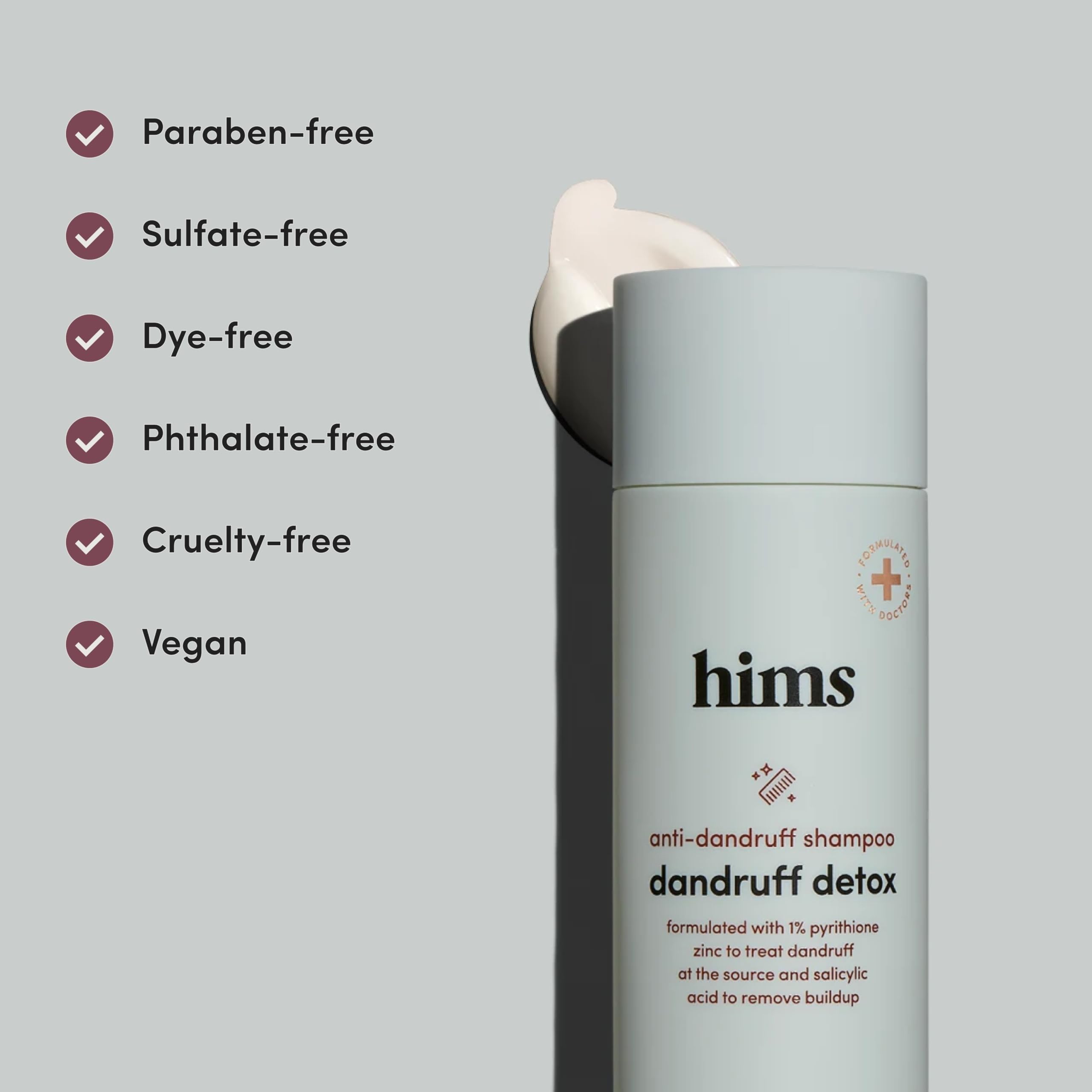 Creamy lather spreading through hair for deep cleanse