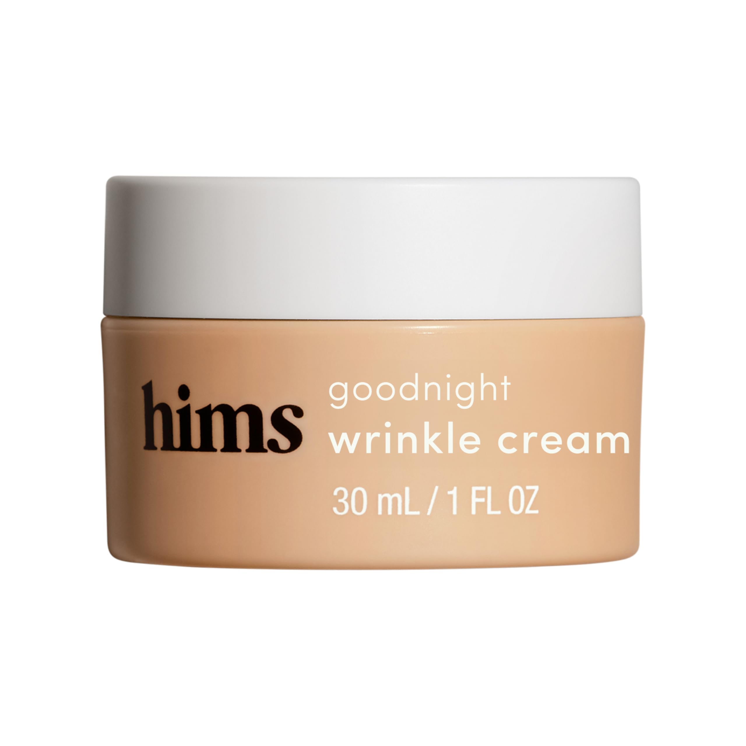 hims Goodnight Wrinkle Cream envase, perfecto para tu rutina nocturna y cuidado de la piel