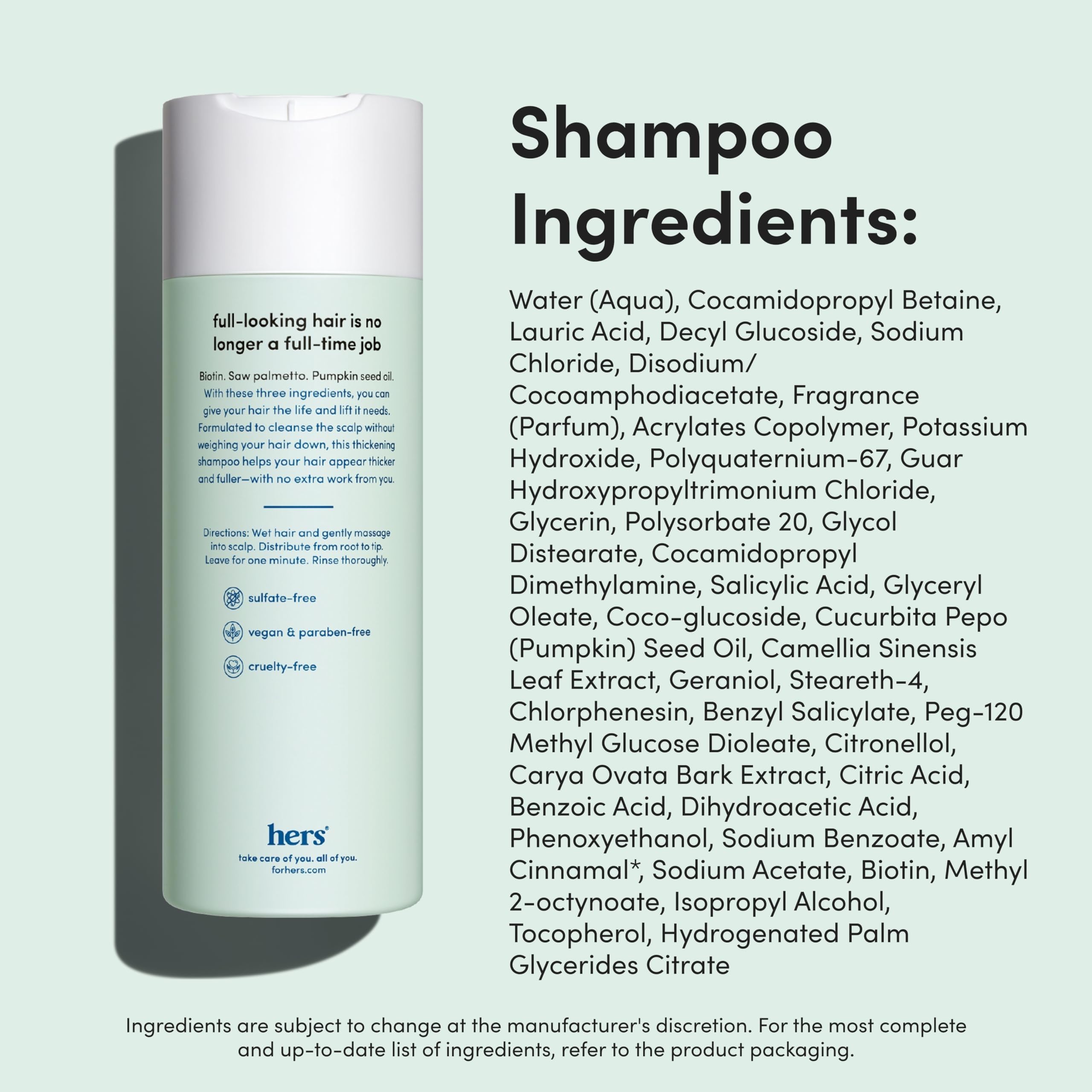 Hims & Hers deep-conditioner for daily-use hydration.