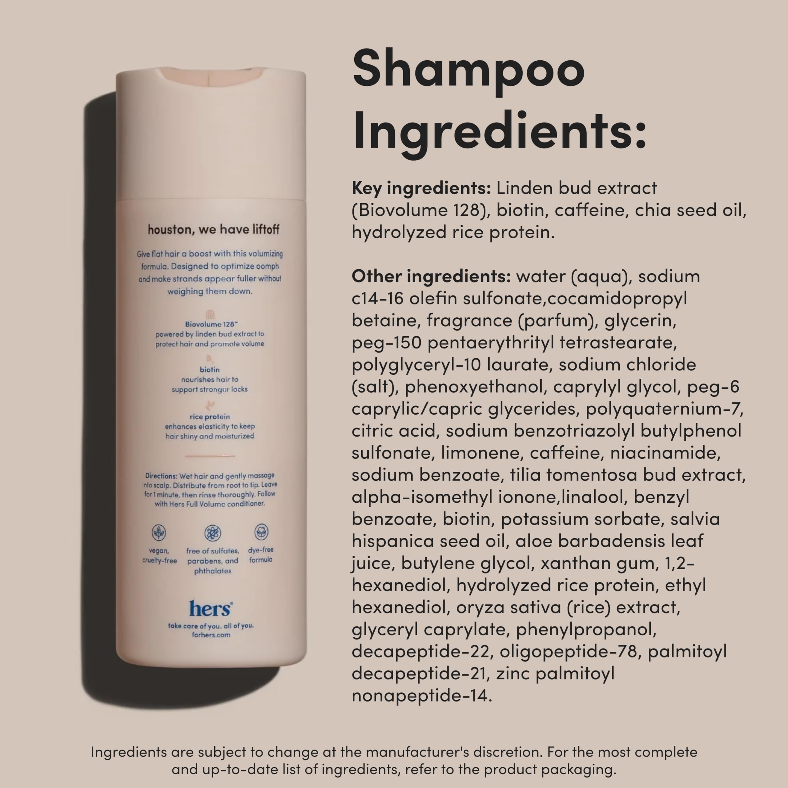 Hims and Hers shampoo lather from root to tip demonstrates cleansing.