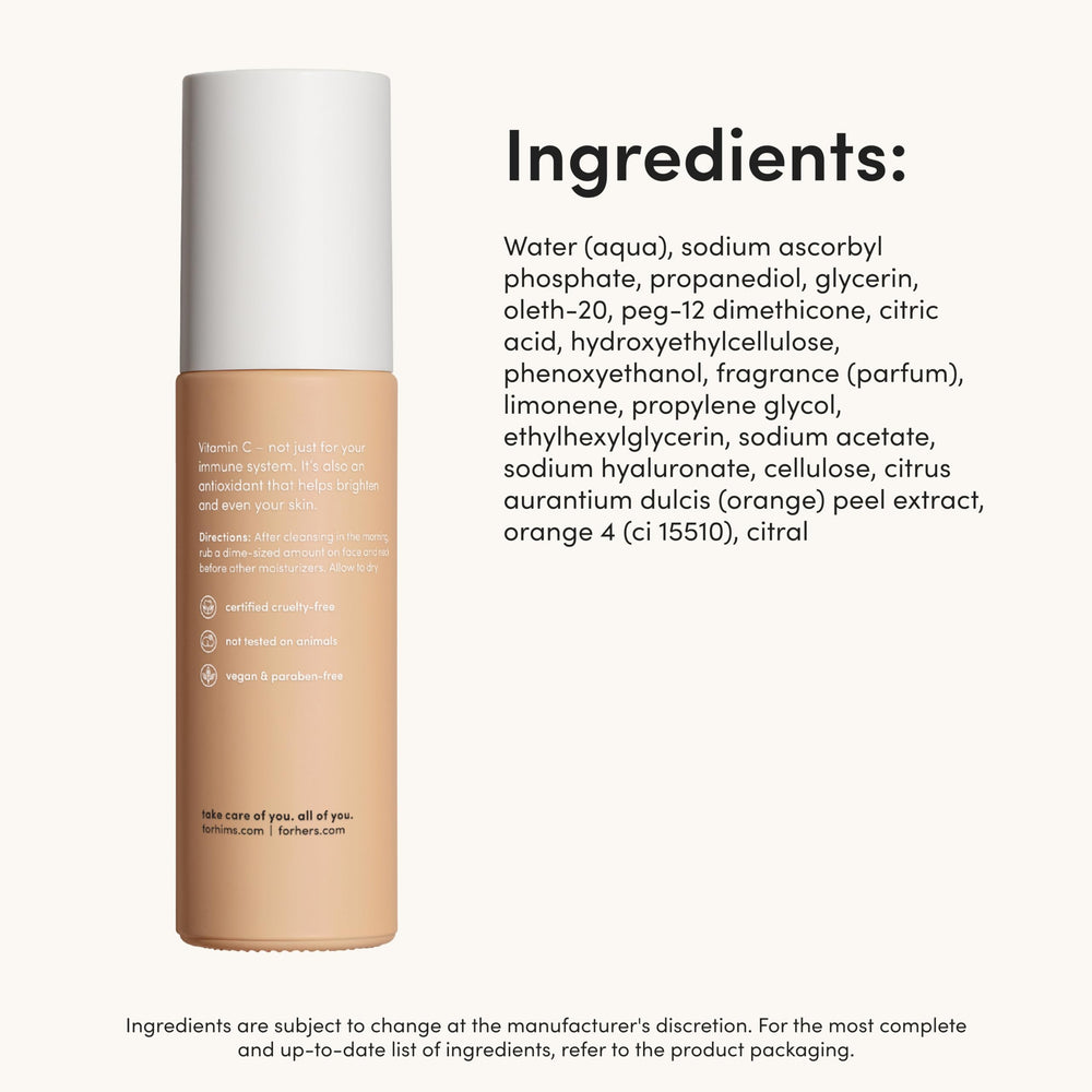 uso diario recomendado para el serum de hims y hers