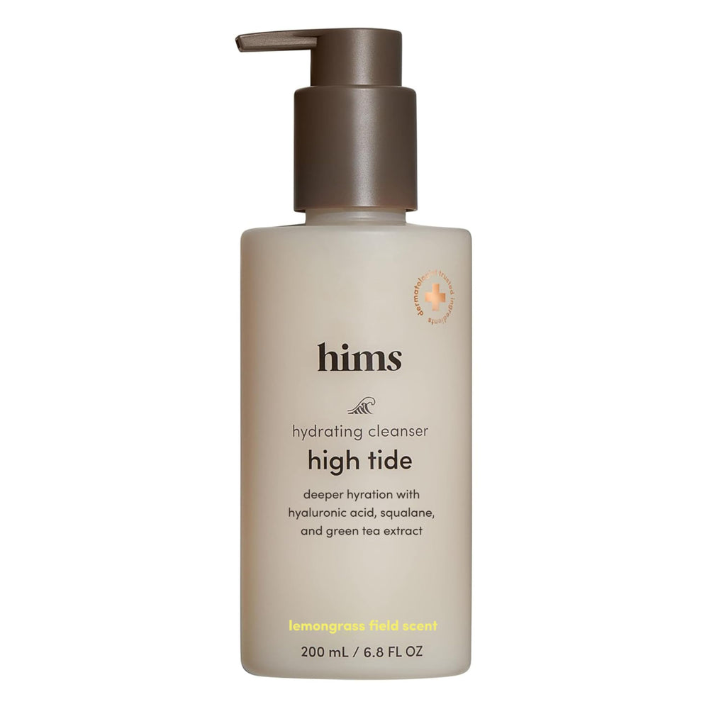 Hims High Tide limpiador diario hidratante para una limpieza suave y refrescante