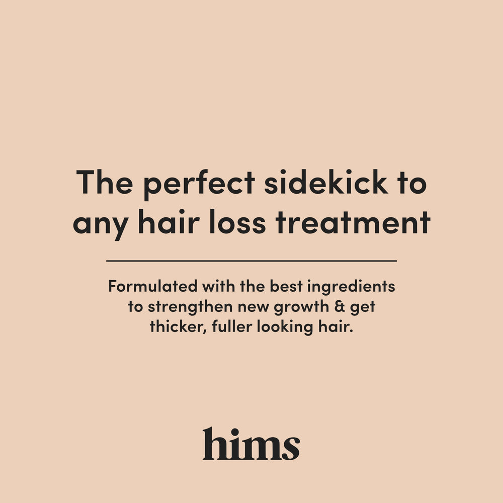hims Thick Fix hair-application-closeup, demonstrating massage-ready lather