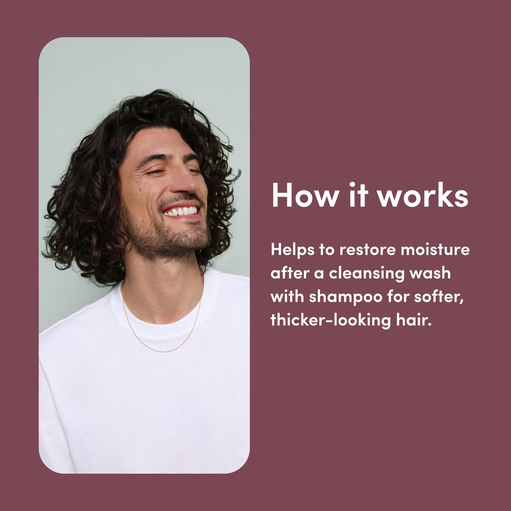 hims Thick Fix ingredients close-up, panthenol and niacinamide for nourishment